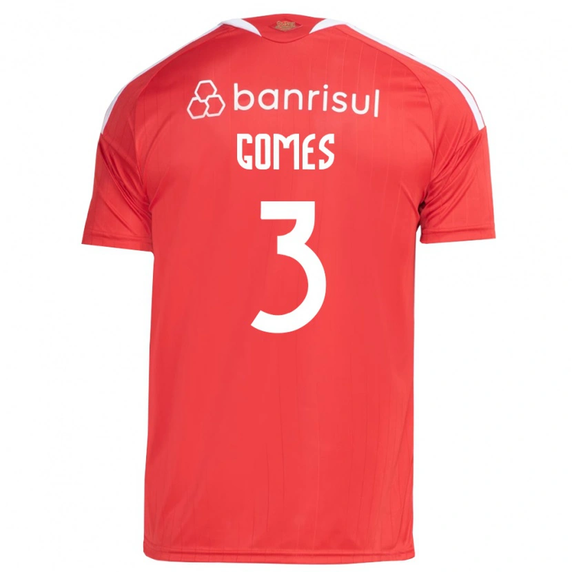 Danxen Heren Igor Gomes #3 Rood Wit Thuisshirt Thuistenue 2026/27 T-Shirt België