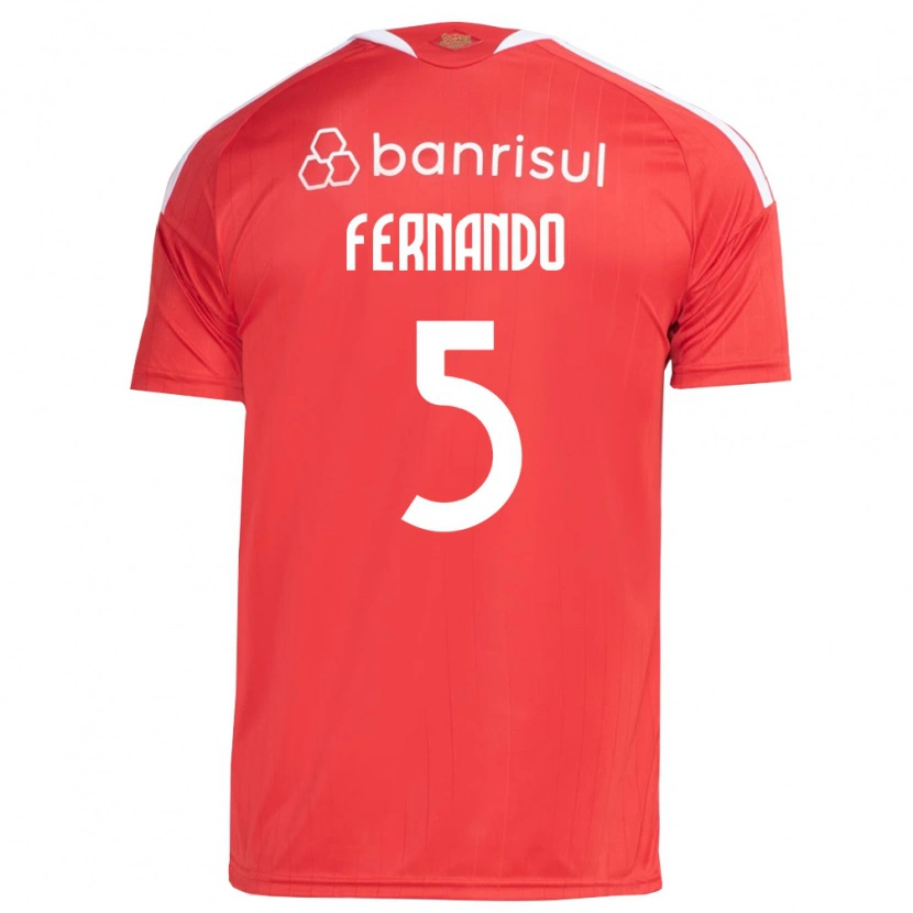 Danxen Heren Fernando #5 Rood Wit Thuisshirt Thuistenue 2026/27 T-Shirt België
