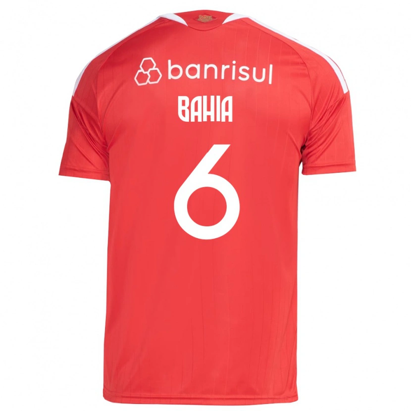 Danxen Heren Matheus Bahia #6 Rood Wit Thuisshirt Thuistenue 2026/27 T-Shirt België