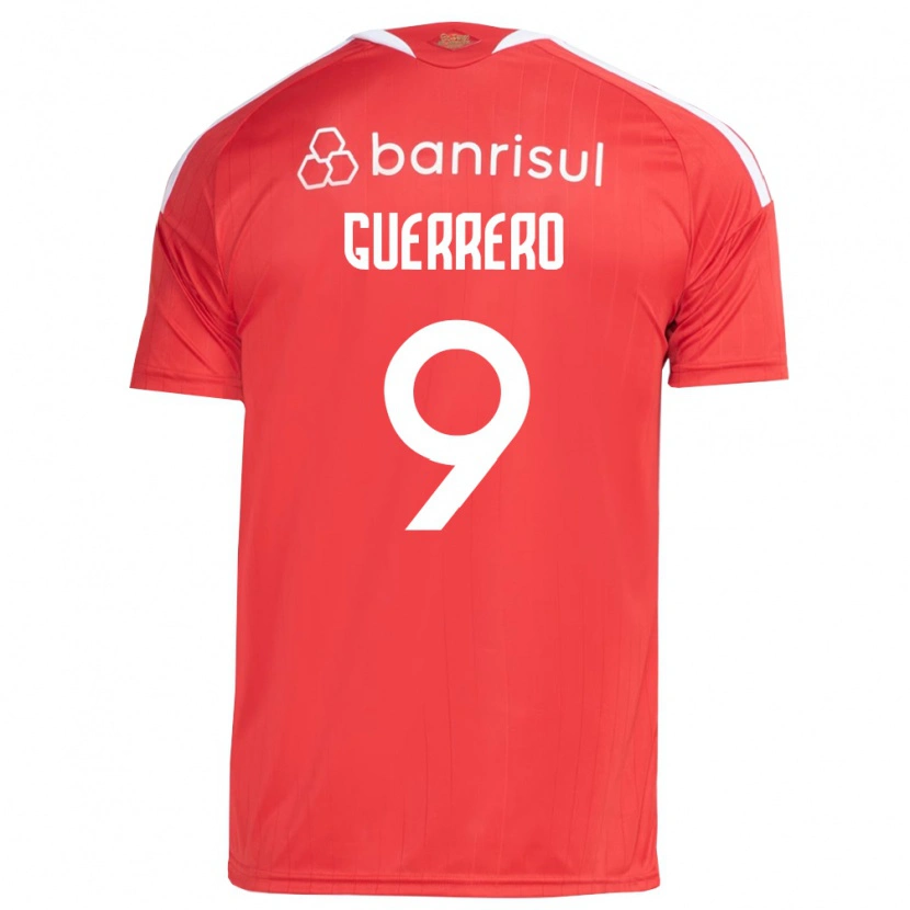 Danxen Heren Paolo Guerrero #9 Rood Wit Thuisshirt Thuistenue 2026/27 T-Shirt België