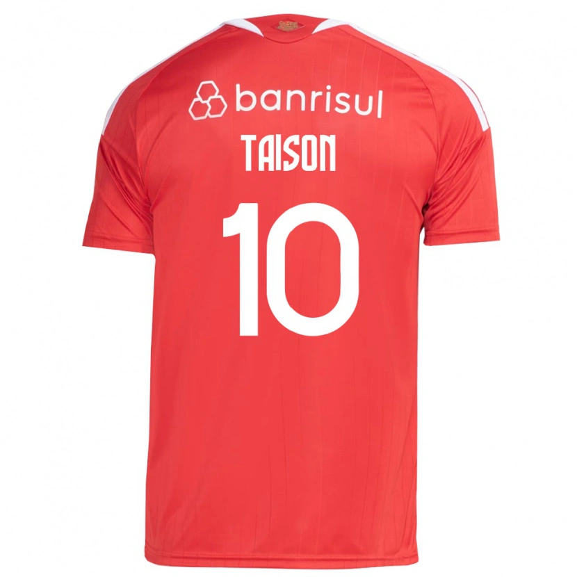 Danxen Heren Taison #10 Rood Wit Thuisshirt Thuistenue 2026/27 T-Shirt België