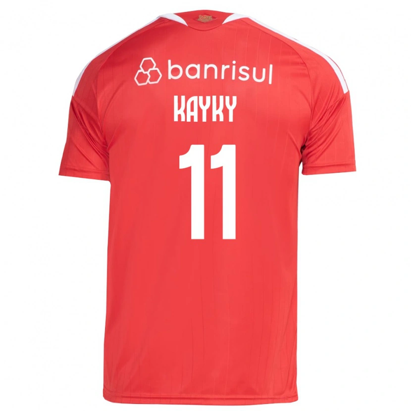 Danxen Heren Kayky Da Silva Chagas #11 Rood Wit Thuisshirt Thuistenue 2026/27 T-Shirt België