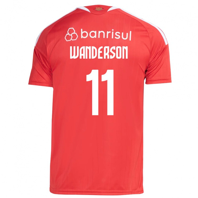 Danxen Heren Wanderson #11 Rood Wit Thuisshirt Thuistenue 2026/27 T-Shirt België