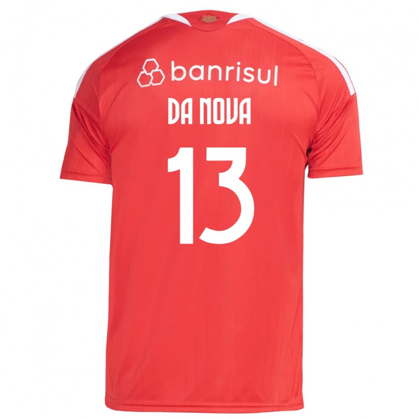 Danxen Heren Érick Da Nova #13 Rood Wit Thuisshirt Thuistenue 2026/27 T-Shirt België