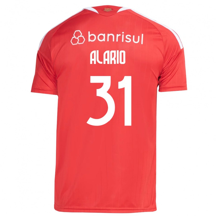Danxen Heren Lucas Alario #31 Rood Wit Thuisshirt Thuistenue 2026/27 T-Shirt België