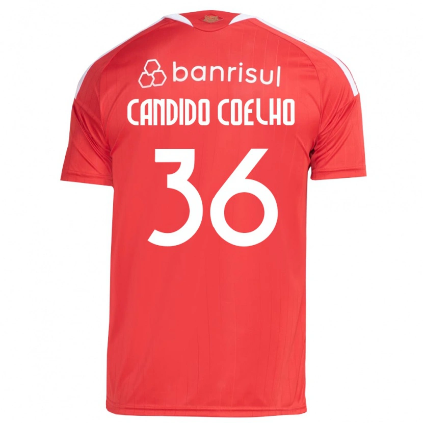Danxen Heren Richard Candido Coelho #36 Rood Wit Thuisshirt Thuistenue 2026/27 T-Shirt België