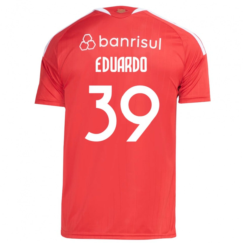 Danxen Heren Carlos Eduardo #39 Rood Wit Thuisshirt Thuistenue 2026/27 T-Shirt België