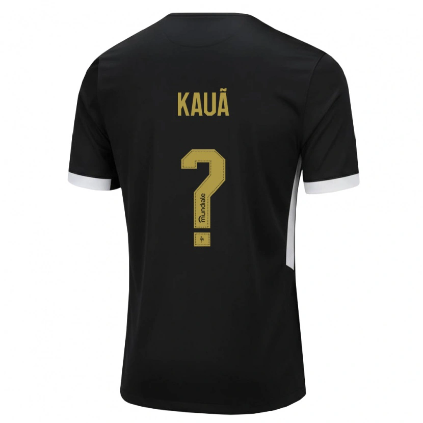 Danxen Heren David Kauã #0 Zwart Wit Geel Thuisshirt Thuistenue 2026/27 T-Shirt België
