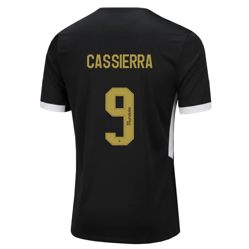 Danxen Heren Mateo Cassierra #9 Zwart Wit Geel Thuisshirt Thuistenue 2026/27 T-Shirt België