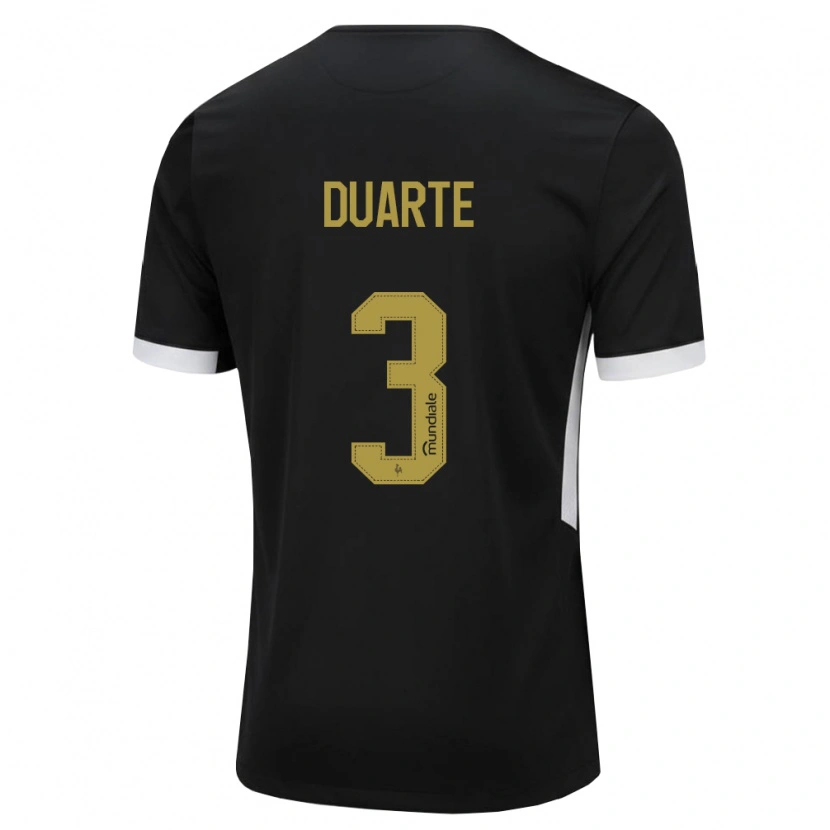 Danxen Heren Léo Duarte #3 Zwart Wit Geel Thuisshirt Thuistenue 2026/27 T-Shirt België