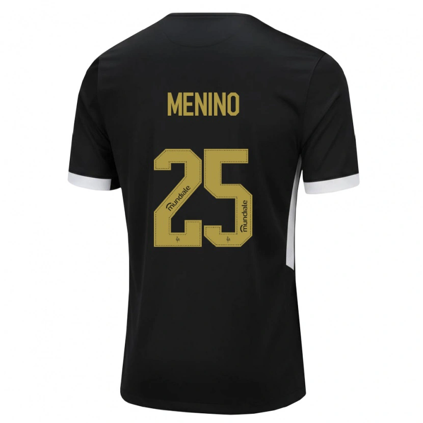 Danxen Heren Gabriel Menino #25 Zwart Wit Geel Thuisshirt Thuistenue 2026/27 T-Shirt België