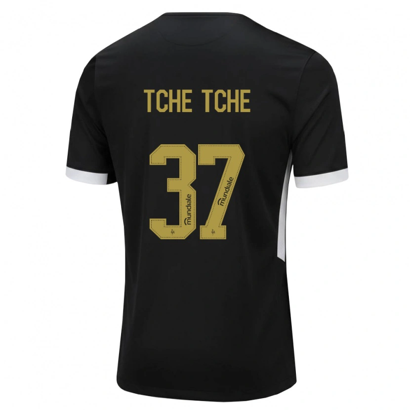 Danxen Heren Tche Tche #37 Zwart Wit Geel Thuisshirt Thuistenue 2026/27 T-Shirt België