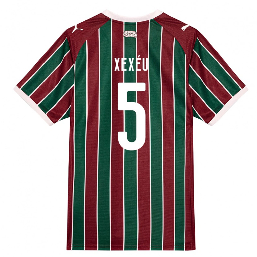Danxen Heren Xexéu #5 Groen Bordeaux Rood Wit Thuisshirt Thuistenue 2026/27 T-Shirt België