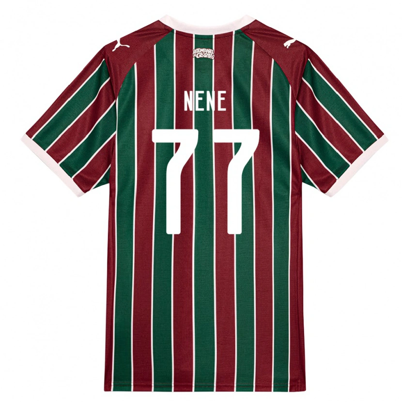 Danxen Heren Nene #77 Groen Bordeaux Rood Wit Thuisshirt Thuistenue 2026/27 T-Shirt België