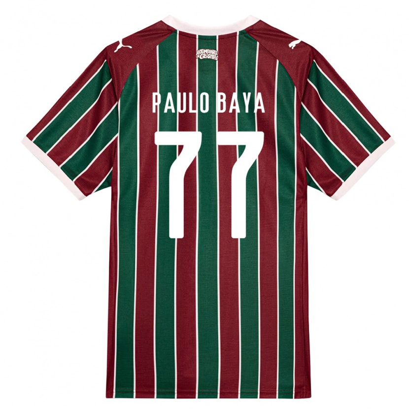 Danxen Heren Paulo Baya #77 Groen Bordeaux Rood Wit Thuisshirt Thuistenue 2026/27 T-Shirt België