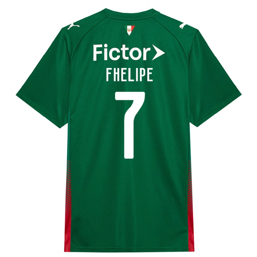 Danxen Heren Luis Fhelipe #7 Groen Rood Wit Thuisshirt Thuistenue 2026/27 T-Shirt België