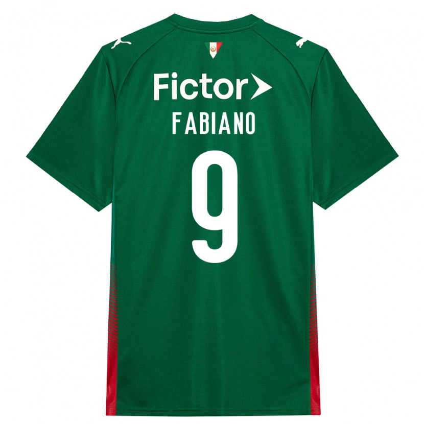 Danxen Heren Fabiano Rodrigues Pereira #9 Groen Rood Wit Thuisshirt Thuistenue 2026/27 T-Shirt België