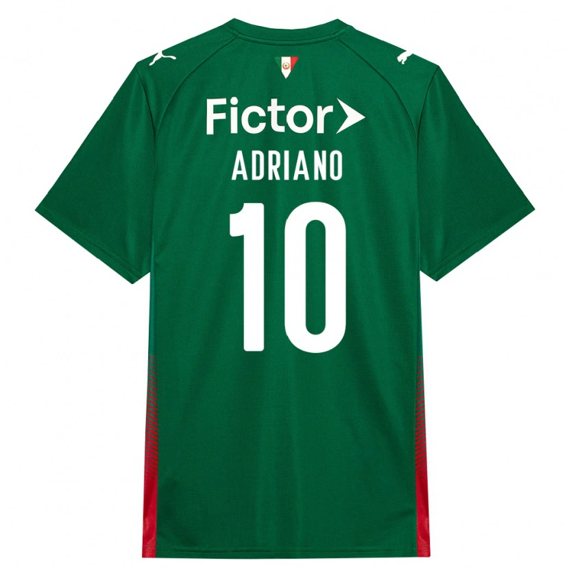 Danxen Heren Luiz Adriano #10 Groen Rood Wit Thuisshirt Thuistenue 2026/27 T-Shirt België