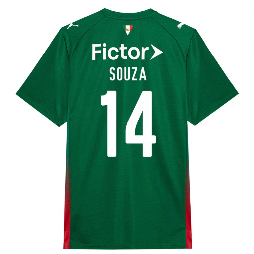 Danxen Heren Luiz Fernando #14 Groen Rood Wit Thuisshirt Thuistenue 2026/27 T-Shirt België