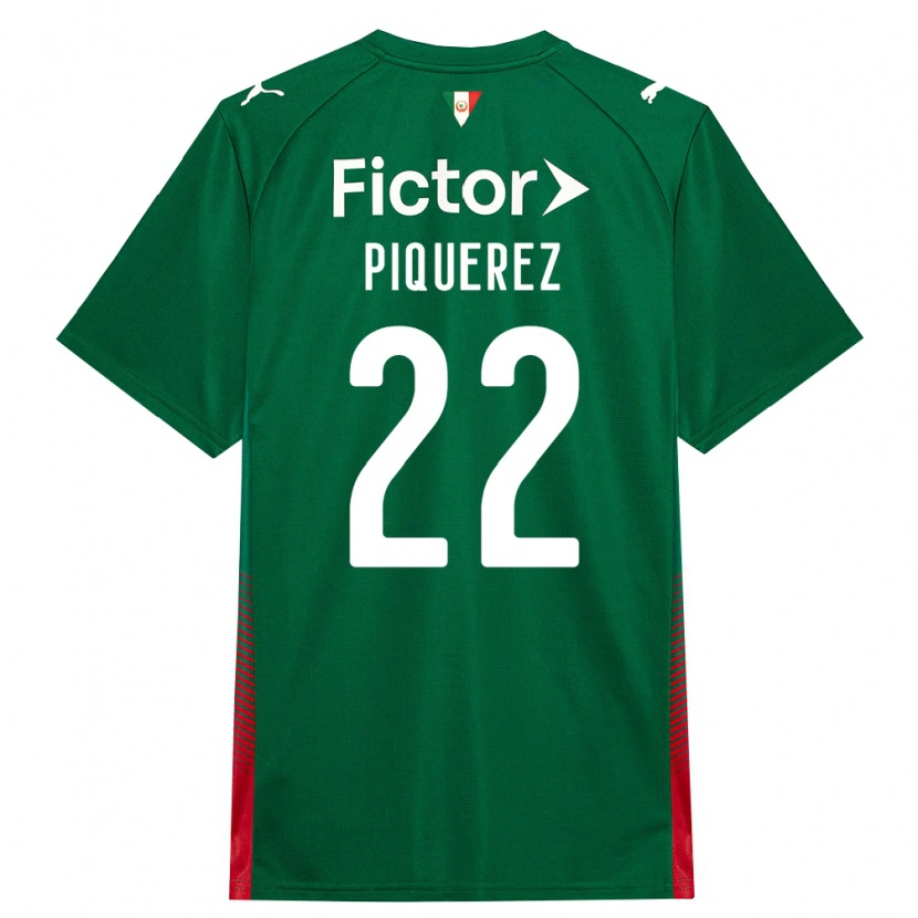 Danxen Heren Joaquín Piquerez #22 Groen Rood Wit Thuisshirt Thuistenue 2026/27 T-Shirt België
