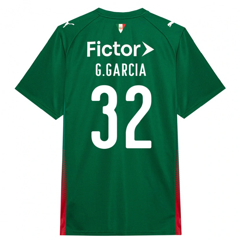 Danxen Heren Gustavo Garcia #32 Groen Rood Wit Thuisshirt Thuistenue 2026/27 T-Shirt België