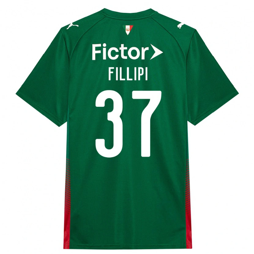 Danxen Heren Riquelme Fillipi #37 Groen Rood Wit Thuisshirt Thuistenue 2026/27 T-Shirt België