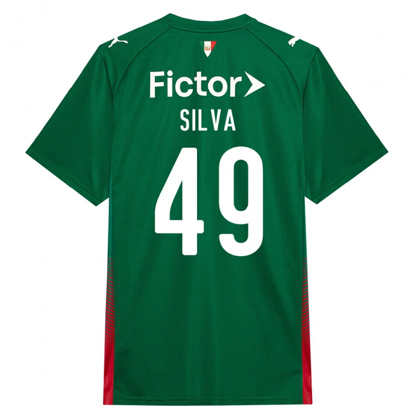 Danxen Heren Gabriel Silva #49 Groen Rood Wit Thuisshirt Thuistenue 2026/27 T-Shirt België