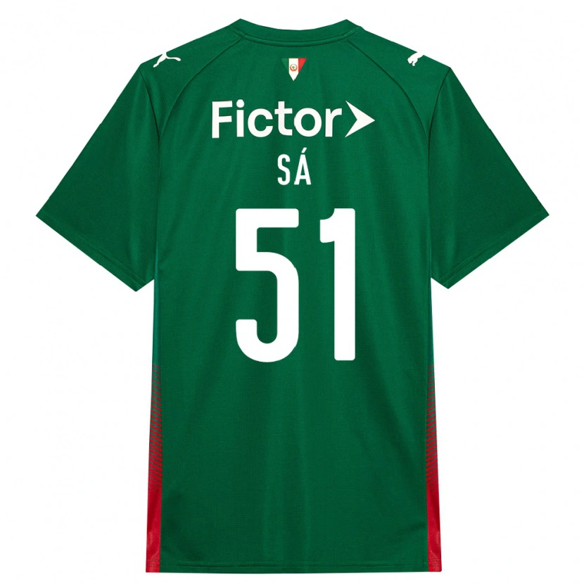 Danxen Heren Luiz Sá #51 Groen Rood Wit Thuisshirt Thuistenue 2026/27 T-Shirt België