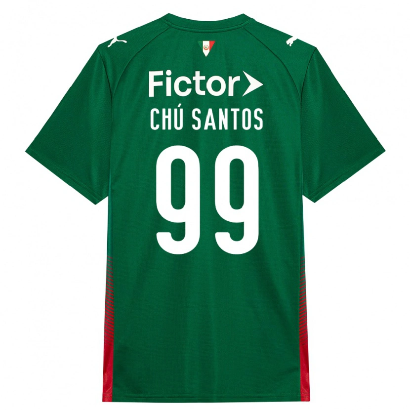 Danxen Heren Chú Santos #99 Groen Rood Wit Thuisshirt Thuistenue 2026/27 T-Shirt België