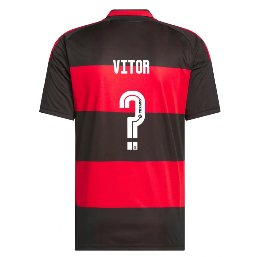 Danxen Heren João Vitor #0 Rood Zwart Wit Thuisshirt Thuistenue 2026/27 T-Shirt België