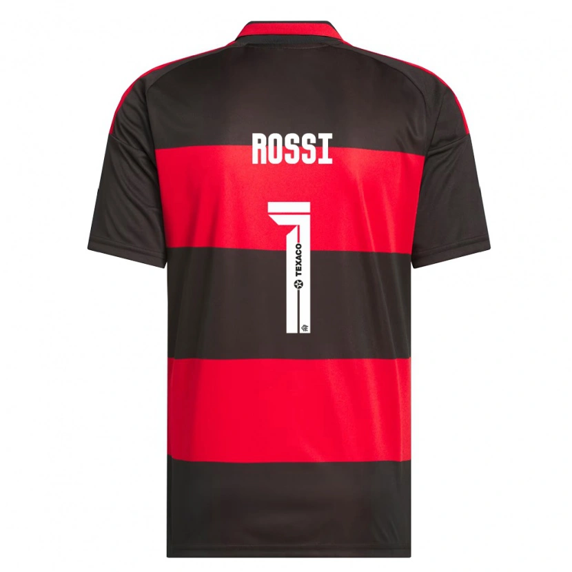 Danxen Heren Agustín Rossi #1 Rood Zwart Wit Thuisshirt Thuistenue 2026/27 T-Shirt België