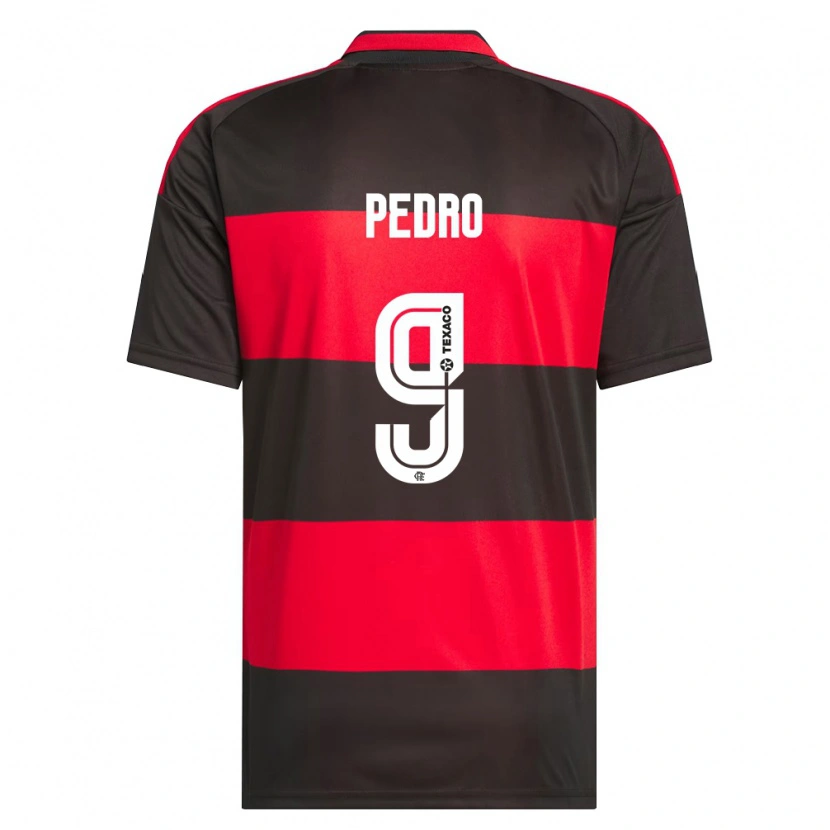 Danxen Heren Pedro Guilherme Abreu Dos Santos #9 Rood Zwart Wit Thuisshirt Thuistenue 2026/27 T-Shirt België