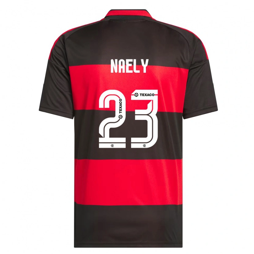 Danxen Heren Naely #23 Rood Zwart Wit Thuisshirt Thuistenue 2026/27 T-Shirt België