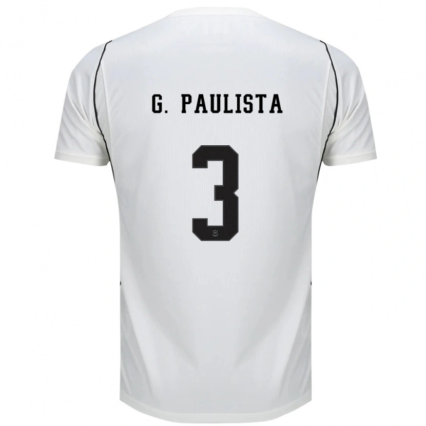 Danxen Heren Gabriel Paulista #3 Wit Zwart Rood Thuisshirt Thuistenue 2026/27 T-Shirt België