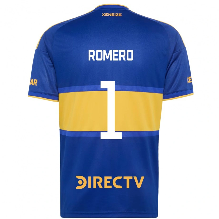 Danxen Heren Sergio Romero #1 Koninklijk Blauw Geel Thuisshirt Thuistenue 2026/27 T-Shirt België
