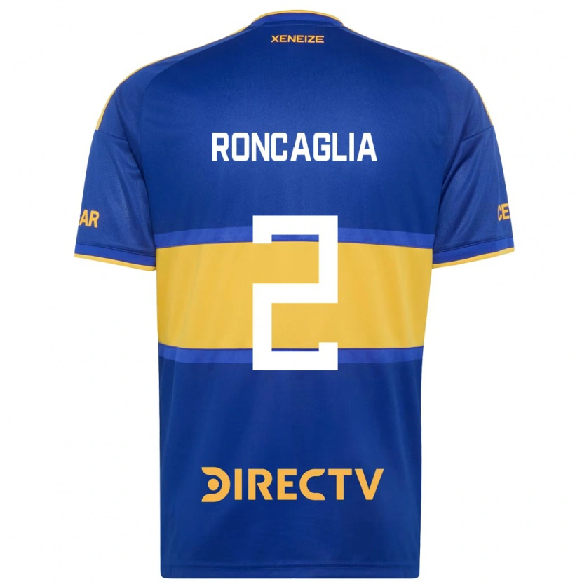 Danxen Heren Facundo Roncaglia #2 Koninklijk Blauw Geel Thuisshirt Thuistenue 2026/27 T-Shirt België