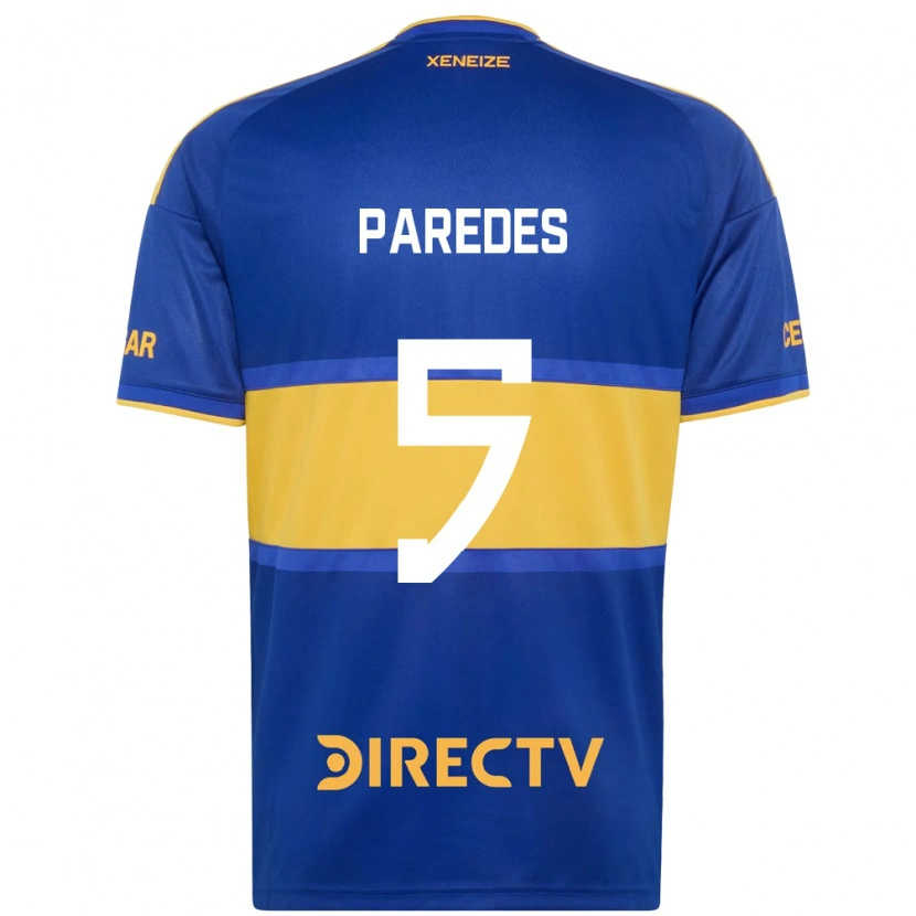 Danxen Heren Leandro Paredes #5 Koninklijk Blauw Geel Thuisshirt Thuistenue 2026/27 T-Shirt België