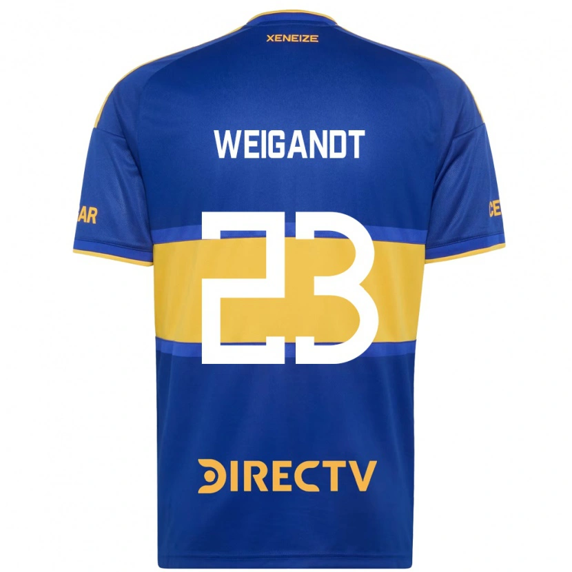 Danxen Heren Marcelo Weigandt #23 Koninklijk Blauw Geel Thuisshirt Thuistenue 2026/27 T-Shirt België