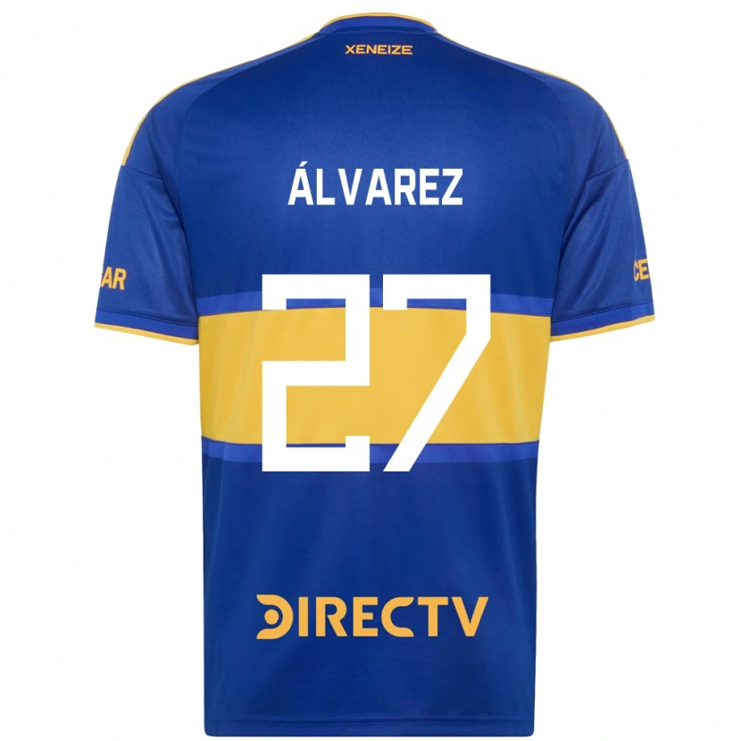 Danxen Heren Violeta Álvarez #27 Koninklijk Blauw Geel Thuisshirt Thuistenue 2026/27 T-Shirt België