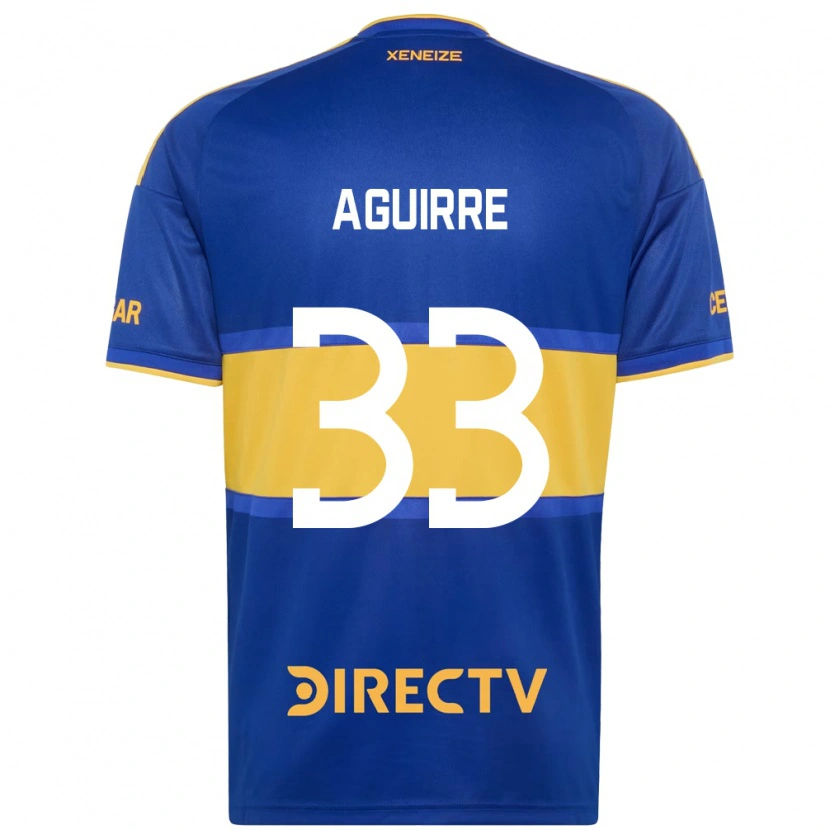 Danxen Heren Brian Aguirre #33 Koninklijk Blauw Geel Thuisshirt Thuistenue 2026/27 T-Shirt België
