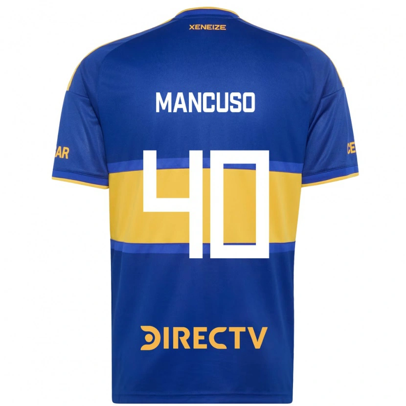 Danxen Heren Eros Mancuso #40 Koninklijk Blauw Geel Thuisshirt Thuistenue 2026/27 T-Shirt België
