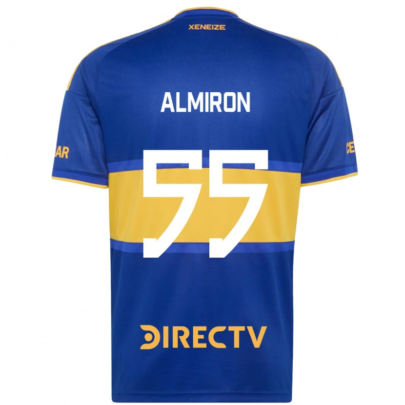 Danxen Heren Ezequiel Almiron #55 Koninklijk Blauw Geel Thuisshirt Thuistenue 2026/27 T-Shirt België