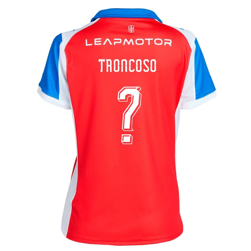Danxen Heren Leonardo Troncoso #0 Rood Blauw Uitshirt Uittenue 2026/27 T-Shirt België