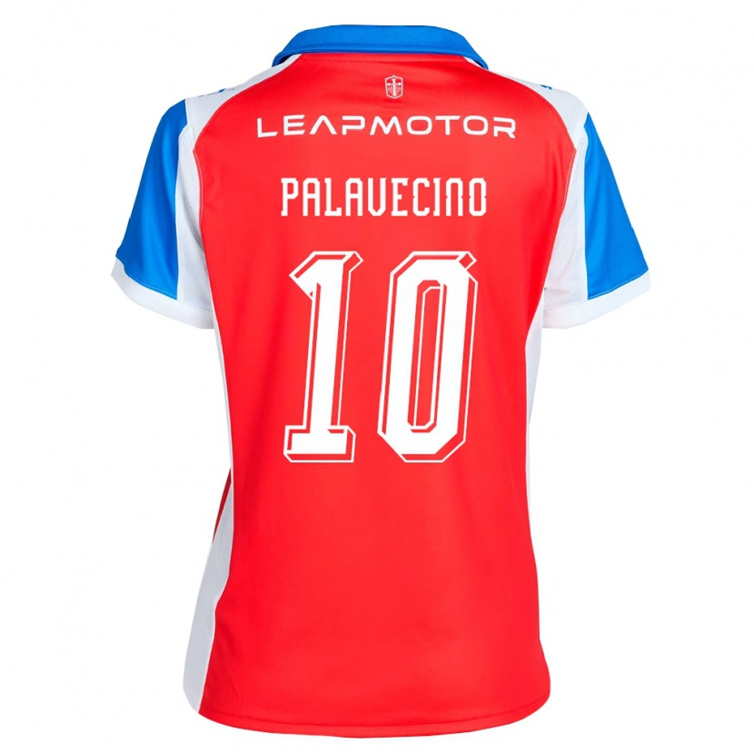 Danxen Heren Matías Palavecino #10 Rood Blauw Uitshirt Uittenue 2026/27 T-Shirt België