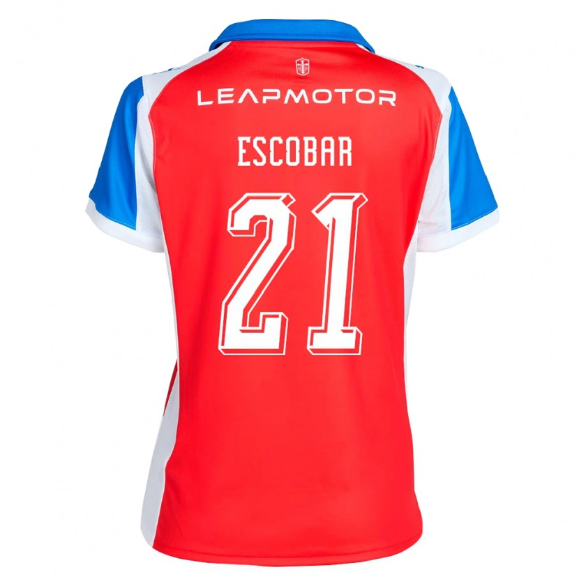 Danxen Heren Dylan Escobar #21 Rood Blauw Uitshirt Uittenue 2026/27 T-Shirt België