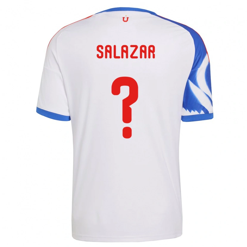 Danxen Heren Yahir Salazar #0 Wit Marineblauw Uitshirt Uittenue 2026/27 T-Shirt België