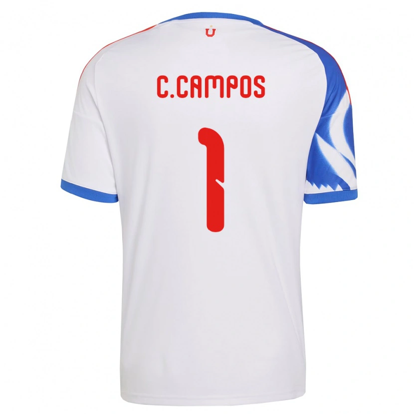 Danxen Heren Cristóbal Campos #1 Wit Marineblauw Uitshirt Uittenue 2026/27 T-Shirt België