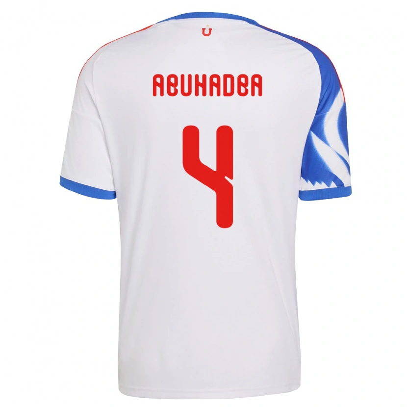 Danxen Heren Zacarías Abuhadba #4 Wit Marineblauw Uitshirt Uittenue 2026/27 T-Shirt België