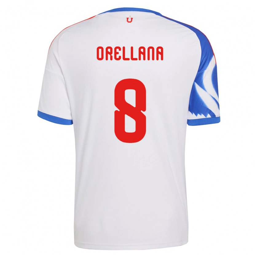 Danxen Heren Denisse Orellana #8 Wit Marineblauw Uitshirt Uittenue 2026/27 T-Shirt België