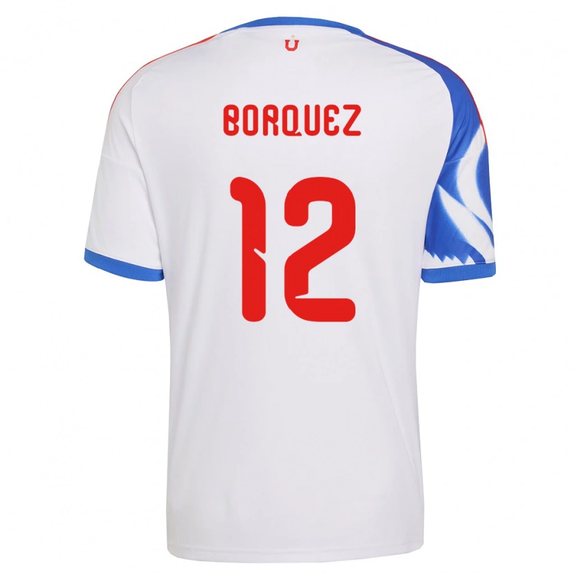 Danxen Heren Gabriela Bórquez #12 Wit Marineblauw Uitshirt Uittenue 2026/27 T-Shirt België